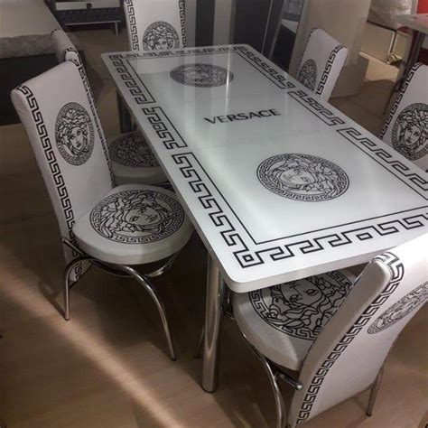 versace collection glass plates|versace dining room table.